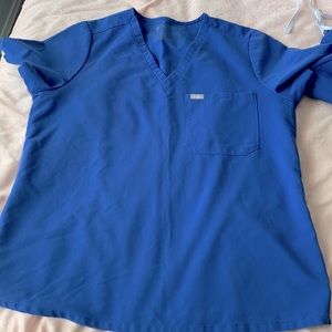 Figs XL Catarina top in denim